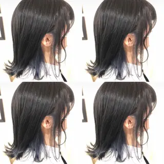 ミディアム カラー Minami. 🩵 再現性特化ヘアのヘアスタイル