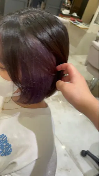 ショート カラー CIEL天六店 三上春のヘアスタイル