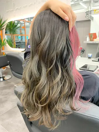 ミディアム カラー 店長担当🌟 矢吹ガブリエル🌟のヘアスタイル