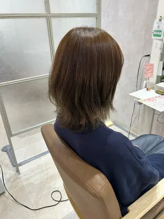 ミディアム カラー 💙まこと💙艶 カラー(Rico)のヘアスタイル