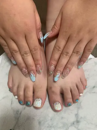 ネイル 🌙🫧CHARME (RUKA)🦋🫧のネイルデザイン