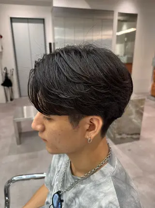 パーマ メンズ ブリーチ/パーマ特化 片平和寿のヘアスタイル