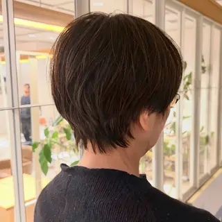 ショート ショートカット / 銀座/ 青山莉奈のヘアスタイル