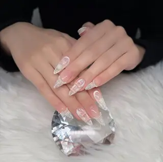 ロング カラー Bling Salonのネイルデザイン