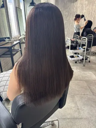 ロング カラー ヘアアレンジ kei/透明感カラー /ベージュ/インナーのヘアスタイル