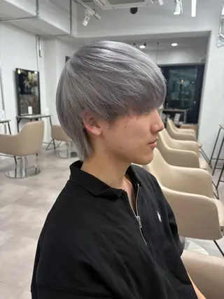 カラー メンズ うる艶カラー/ハイト ーン🎀hina🎀のヘアスタイル