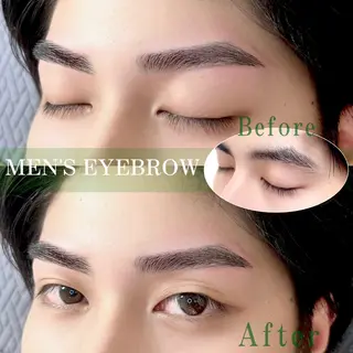 メンズ アイブロウ Eyelash Salon Blanc～まつげエクステと眉の専門美容室～名古屋パルコ店所属・名古屋PARCO 成澤遥香の眉毛・アイブロウイメージ