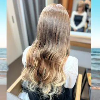 ロング 🎀羽エクステ&韓国 ヘア大人気♡mi🌙のヘアスタイル