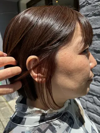 カラー 岩本 理沙のヘアスタイル