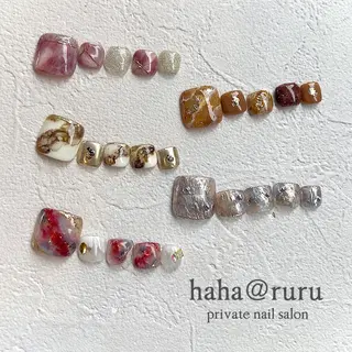 ネイル haha@ ruruのネイルデザイン