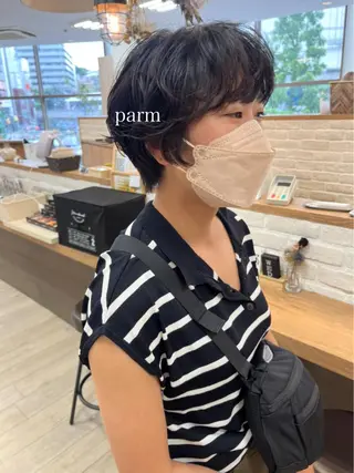 ショート パーマ 初めてのショート お任せください✂️のヘアスタイル