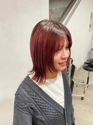 ミディアム カラー 【お洒落パーマ】 Elme　肥塚康汰郎のヘアスタイル