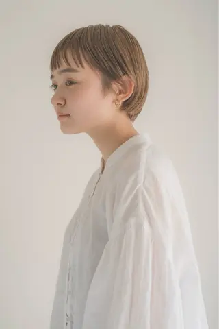 ショート カラー 川間 将彦のヘアスタイル
