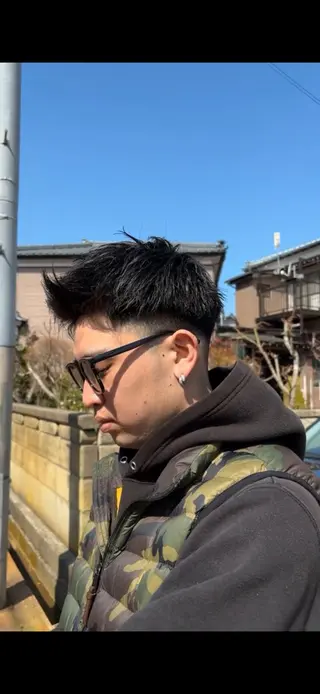 ショート パーマ メンズ men's/perm colorDaijuのヘアスタイル