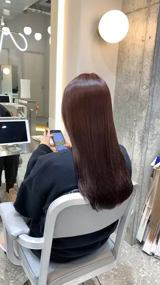 ロング カラー sajou【上野】所属・🩶艶髪ヘア/ 。。のヘアスタイル