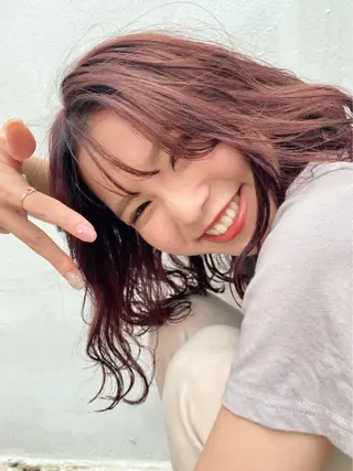 ミディアム カラー メンズカット特化柏駅 徒歩3分LOUのヘアスタイル