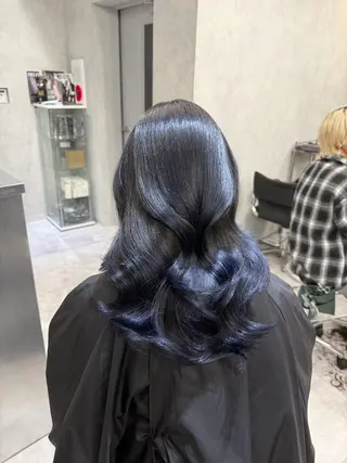 ロング ハイトーン/渋谷 韓国風/Narukaのヘアスタイル