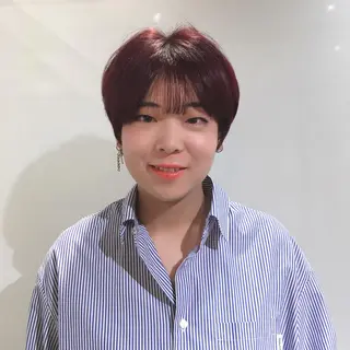 ショート カラー ヘアアレンジ As hair所属・柔らか垢抜けｶﾗｰと ｶｯﾄ🫧ASUKAのヘアスタイル