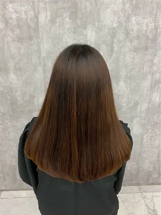 ロング パーマ 美髪矯正🍀 似合わせカット渡邊のヘアスタイル