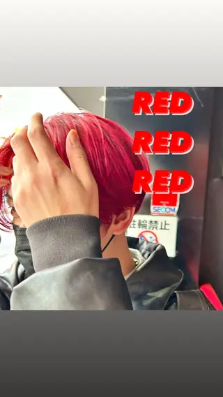 カラー メンズ 曲がる縮毛矯正 LIBER 　岩名のヘアスタイル