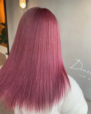 セミロング ブリーチ/アレンジ 天満/chihiroのヘアスタイル