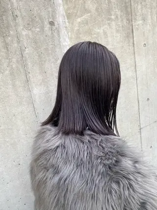 ミディアム カラー 吉武 茂暉のヘアスタイル