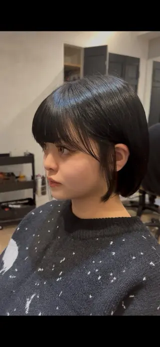 ショート シャドウパーマ/新宿 /女子パーマ/和真のヘアスタイル