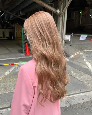 ロング カラー パーマ ヘアアレンジ メンズ 💎髪質改善特化💎 RUITOのヘアスタイル