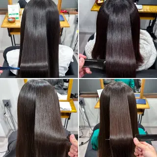 ロング パーマ affect 上大岡所属・《髪質改善・縮毛矯正 /ブリーチ》坂本爽のヘアスタイル