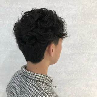 パーマ メンズ 新規限定カット無料 クーポン有り【桂口】のヘアスタイル