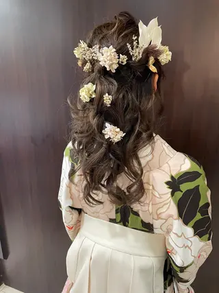 ヘアアレンジ 透明感カラー✨艶髪 制作🌱山根あゆみのヘアスタイル