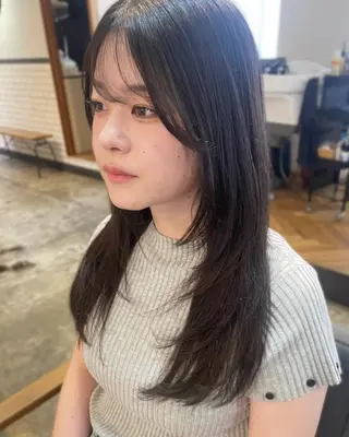 ロング 韓国レイヤー/ショー ト/nodokaのヘアスタイル