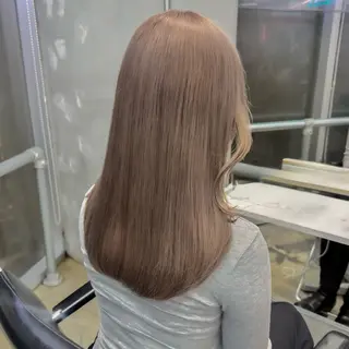 セミロング カラー ヘアアレンジ 💗💗韓国レイヤー yu-ki💗💗のヘアスタイル