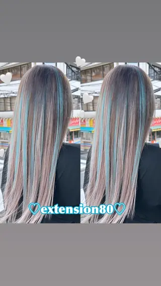 エクステ指名数 No.1💖ゆい🌈のヘアスタイル