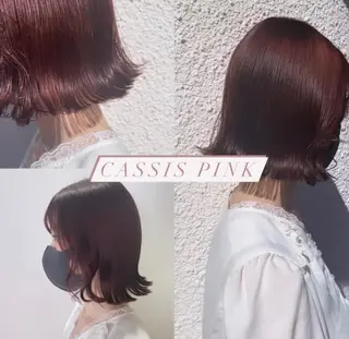 ショート カラー ブリーチなしWカラー 🎀韓国ヘア/amiのヘアスタイル