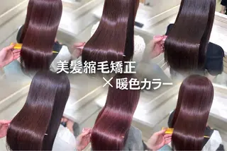 セミロング 🟠髪質改善縮毛矯正 YUTO🟠のヘアスタイル