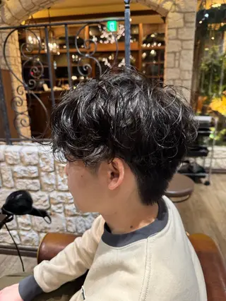 パーマ オノ ソウイチロウ/ ブリーチ/パーマのヘアスタイル
