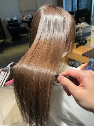 ロング 髪質改善Lee京橋 上山裕生のヘアスタイル