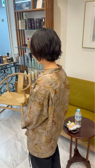 ショート ガレリアエレガンテ名駅店所属・【ショート/ボブ 丸みショート】深萱のヘアスタイル