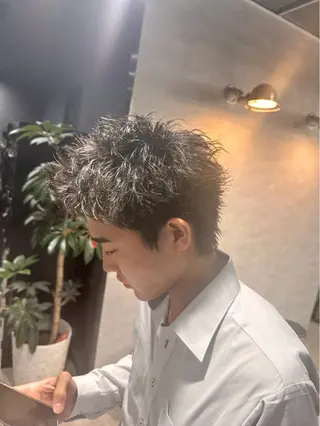 ミディアム カラー メンズ 🔥メンズ特化🔥 藍斗のヘアスタイル