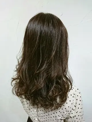 ミディアム カラー パーマ ヘアアレンジ 遠藤 拓馬のヘアスタイル