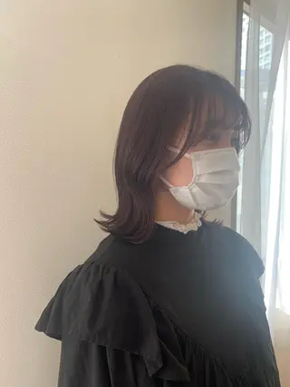 ミディアム カラー 韓国🇰🇷髪質改善 Chisaki치사키のヘアスタイル