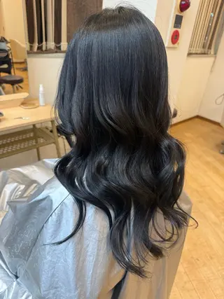 セミロング カラー TELAHAIR 篠原翔哉のヘアスタイル