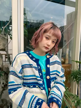 セミロング 五屋 美咲のヘアスタイル