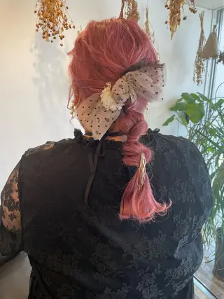 セミロング カラー ヘアアレンジ m ā l o.🌷 サカモトマイコのヘアスタイル