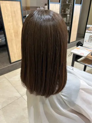 セミロング 横田 まおのヘアスタイル