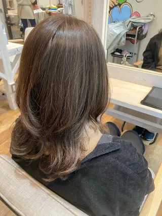 セミロング アルゴ八潮所属・Argo mikiのヘアスタイル