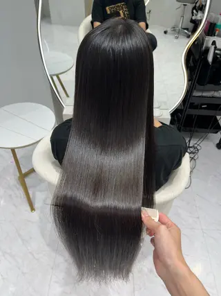 ロング 名古屋/透明感カラー /韓国ヘア/高木梨帆のヘアスタイル