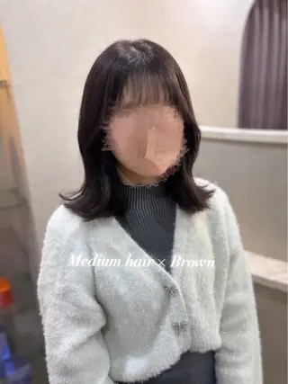 ミディアム 🫧aika/大宮 /暖色系カラー🫧のヘアスタイル