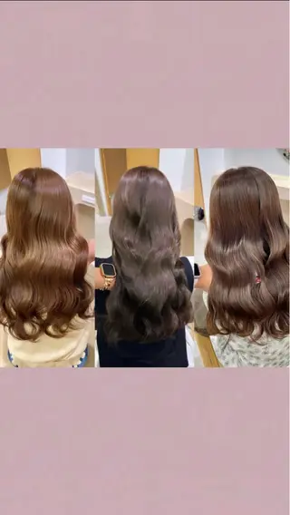 ヘアアレンジ ulu名古屋栄所属・落合しほ/韓国ヘア/ 髪質改善/縮毛矯正のヘアスタイル